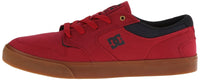DC Men's Nyjah Vulcanised TX Skate Shoe,Red,9 M US