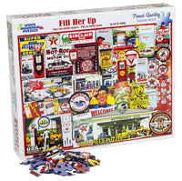White Mountain Puzzles Fill Her Up - 1000 Piece Jigsaw Puzzle