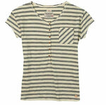 Burton Women's Salvador Tee Top, X-Small, Canvas Heather Norwich Stripe