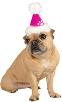 Rubies Pet Costume Pink Santa Hat, Medium/Large