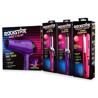 Rock Star Chrome Curling Iron for Soft, Bouncy Curls, 1 Inch