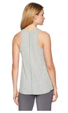 PJ Salvage Women's Graphic Lounge Tank Top, Lucky Me Heather Grey Small