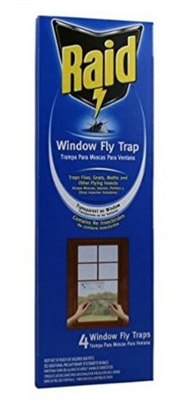 Raid Window Fly Trap, 2 Pack (8 Total)