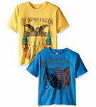 C-Life Big Boys Smithsonian American T-Shirt Shirt 2 Pack For Big Boys, 14/16