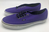 Vans Authentic Lo Pro Canvas Shoes, Dark Purple, Mens 10.5 Womens 12