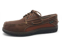 Eastland Men's Crescent Leather Boat Shoe, Peanut Brown, 11.5 D US