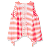 Limited Too Big Girls Knit Top and Vest Set, 3029 Neon Light Coral, 14/16