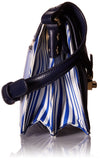 Vera Bradley Tess Crossbody, Wavy Stripe Navy