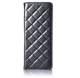 Buxton Quilted Card File Black 64 Card Slots
