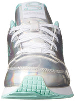 Skechers Kids Retrospect-Irradazzling Sneaker, Silver/Aqua,11.5 M US Little Kid
