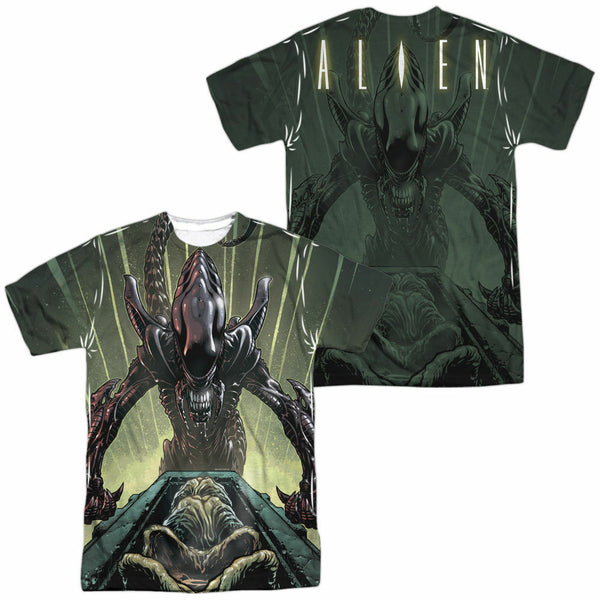 Trevco - Adult Unisex Alien Egg Collection Double Sided Graphic T-Shirt - Medium