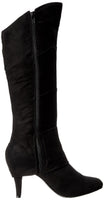 Diba Girl Women's Turn N Time Boot, Black Suede, 7 M US