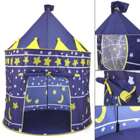 Children Kids Playhouse Castle Game Play Tent Indoor/Outdoor, Blue