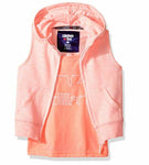 Limited Too Big Girls Knit Top and Vest Set, Neon Light Coral, 14/16