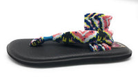Sanuk Women's Yoga Sling 2 SWS10535 Flip Flop Yoga Mat Sandal, Multicolor, 9 M