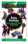 Melissa & Doug Scratch Magic Fairy Fantasy Stickers