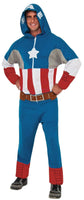 Rubie's Costume Co Marvel Universe Captain America Onepiece Hooded Jumpsuit, ...