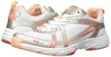 RYKA Women's Approach Cross-Training Shoe, White/Orange Peach, 5 B(M) US