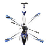 Syma S107G 3-Channel Radio Remote Control RC Mini Helicopter with Gyro - BLUE