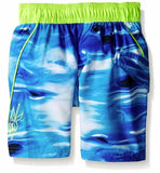 ZeroXposur Little Boys Toddler Swim Trunk, Deep Aqua, 7 Large (Swim Goggles Inc)