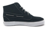 Polo Ralph Lauren Mens Canvas Lander Chukka Hi-Top Shoe Black Gray 5 D US