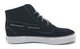 Polo Ralph Lauren Mens Canvas Lander Chukka Hi-Top Shoe Black Gray 5 D US
