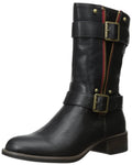 Wild Pair Women's Newport Engineer Boot, Black, 8.5 M US