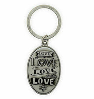 AngelStar 74153 Love Artisan Keychain, 2-3/4"