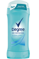 Degree Women Antiperspirant Deodorant Stick, Shower Clean 2.6 oz (6 Pack)