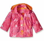 Pink Platinum Baby Girls' Tonal Print Jacket, Pink, 18 Months