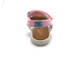 Toms Girls Tiny Adjustable Strappy Sandal, Pink Canvas, 10004746, Toddler 9 US