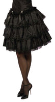 Rubie's Costume CO. Women's Black Ruffle Costume Skirt