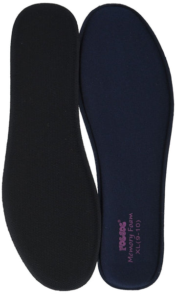 RocSoc Women's Memory Foam Insole, Navy, XL M US