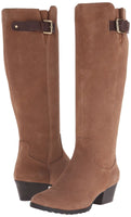 Bandolino Women's Tadao Suede Western Boot, Dark Natural, 9.5 M US