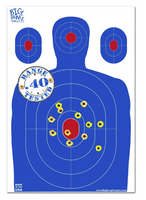 12 X 18 Inch Blue Silhouette Reactive Splatter Target - Big Dawg Targets