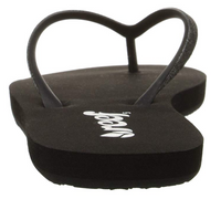Reef Women's Stargazer Thong Sandal, Black/Black, 8 M US - New!