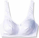 Naturana Women's Plus-Size Soft Cup Cotton Polyester Bra, White, 42C