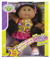 Cabbage Patch Kids Twinkle Toes: A/A Girl Doll, Black Hair, Brown Eyes