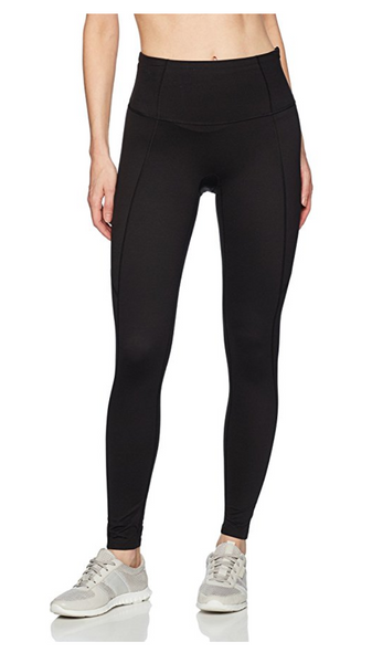 Spanx Women's Active Compression Full Length Leggings Pants, Black, L, Large