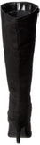 Diba Girl Women's Turn N Time Boot, Black Suede, 7 M US