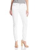 Calvin Klein Jeans Women's Curvy Skinny Jean, White Wash, 31/12 Regular