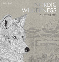 Nordic Wilderness: A Coloring Book by Clair Scully (2016, Paperback)