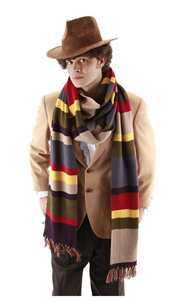 DOCTOR WHO 12' FOOT SCARF The Fourth Doctor BBC Costume Accessory