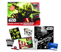 Yoda Sticker Activity Fun Star Wars Kids Color Drawing Play Set Kit, New!