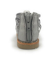 Sarah Jayne Girl's Allie Gladiator Sandal Silver Glitter 6 Toddler US