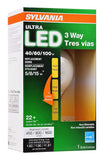 Sylvania 74021 3-Way LED Light Bulb, Soft White, 4.5/8.5/15 W