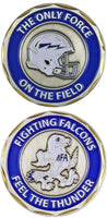 Fighting Falcons Feel the Thunder Challenge Coin