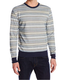 Company 81 Men's Stripes Sweatshirt, Navy, X-Large