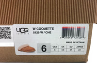 UGG Women's Coquette Chestnut Brown Slipper, 6 B(M) US - New In Box