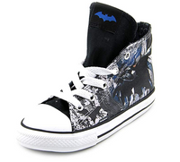 Converse Kids Chuck Taylor Hi Top Sneaker DC Comics BATMAN, Black, Little Kid 11